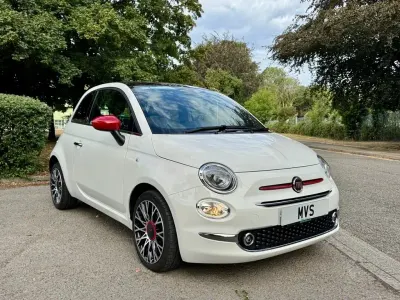 Used Fiat 500 Red 2023 White Hatchback