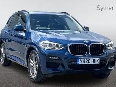 Used BMW X3 M Sport 187 HP (137 kW) 2020 Blue SUV