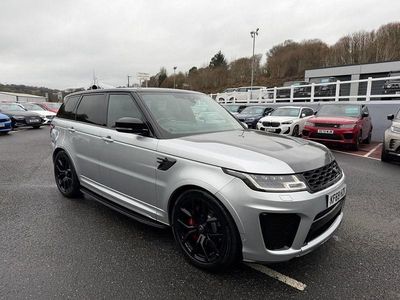 Used Land Rover Range Rover Sport SVR 575 HP (422 kW) 2019 Silver SUV