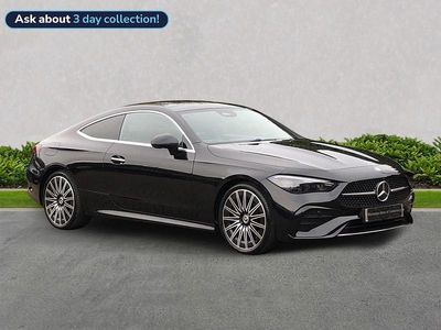 Black Used 2025 Mercedes CLE300 AMG line Coupe | £53,499 (A bit pricey)
