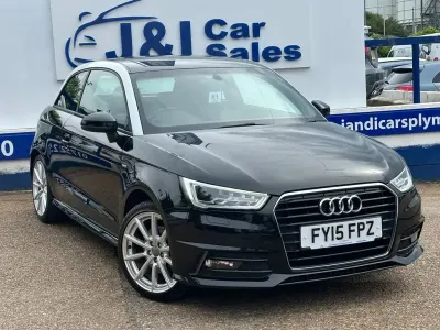 Used Audi A1 S-Line 125 HP (91 kW) 2015 Black Hatchback