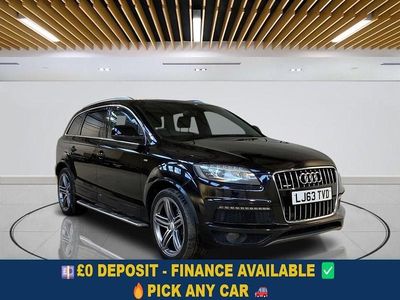 Black Used 2013 Audi Q7 S-line plus SUV | £12,949 (Fair price)