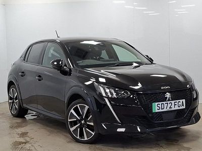 Used Peugeot e-208 Premium 100 kW (136 HP) 2023 Black Hatchback