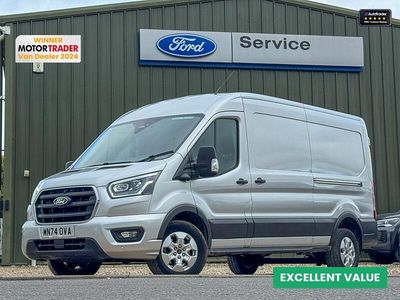 Begagnad Ford Transit Limited 130 HK (95 kW) 2024 Silver Van