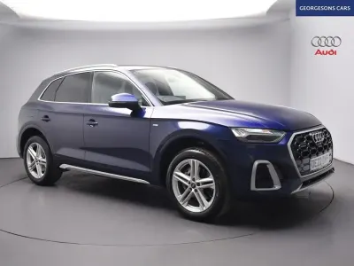 Used Audi Q5 S-Line 265 HP (194 kW) 2022 Blue SUV