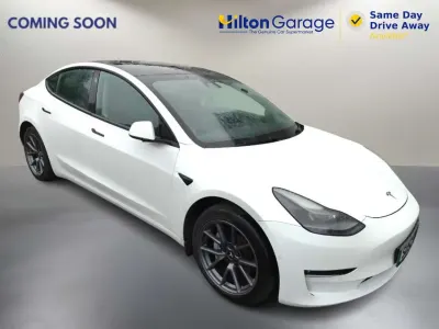 Used Tesla Model 3 Long Range AWD 366 kW (498 HP) 2021 White Sedan