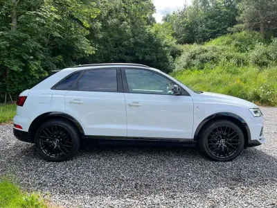 Used Audi Q3 Black Edition 150 HP (110 kW) 2017 White SUV