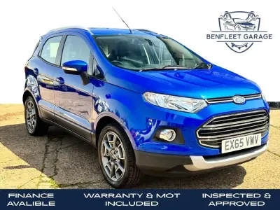 Used Ford Ecosport Titanium 2015 Blue SUV