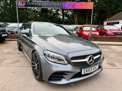 Used Mercedes C300 AMG Line Premium 245 HP (180 kW) 2019 Grey Coupe