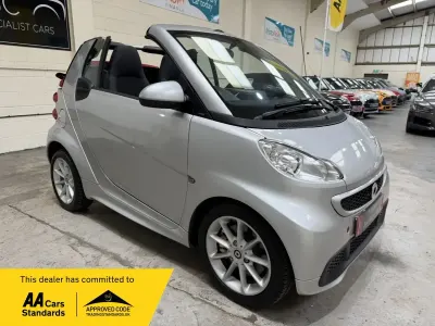 Used Smart ForTwo Cabrio Passion 71 HP (52 kW) 2012 Silver Cabriolet