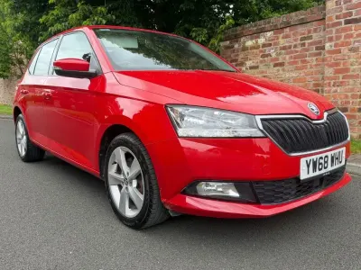 Used Skoda Fabia SE L 110 HP (80 kW) 2019 Red Hatchback