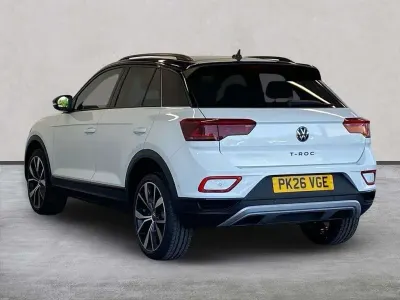 New VW T-Roc Design 115 HP (84 kW) 2026 White SUV
