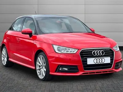 Używany Audi A1 S-Line 125 KM (91 kW) 2018 Czerwony