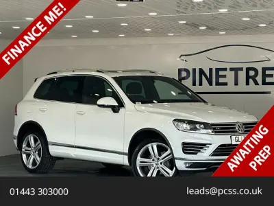 Used VW Touareg R-line Plus 262 HP (192 kW) 2017 White SUV