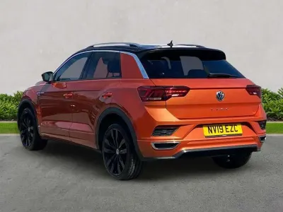 Used VW T-Roc R-line 115 HP (84 kW) 2019 Orange SUV