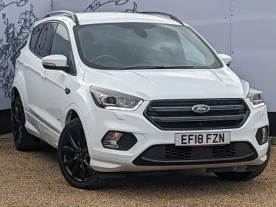 Used Ford Kuga ST-Line 180 HP (132 kW) 2018 White SUV
