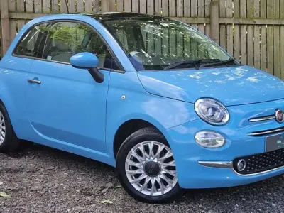 Gebraucht Fiat 500 Lounge 69 PS (50 kW) 2017 Blau Kleinwagen