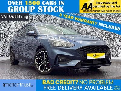 Used Ford Focus ST-Line X 182 HP (133 kW) 2020 Blue Estate