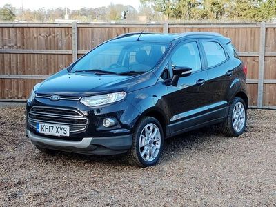 Black Used 2017 Ford Ecosport Titanium SUV | £7,400 (Fair price)