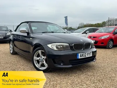 Begagnad BMW 118 Cabriolet Exclusive 2012 Svart Cab