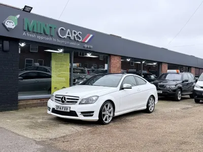 Used Mercedes C220 Sport Edition 2014 White Coupe