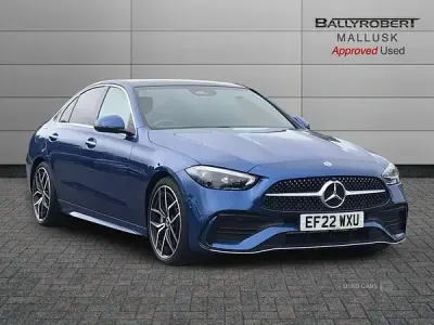 Used Mercedes C300 AMG Line Premium Plus 2022 Blue Sedan