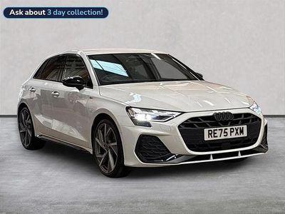 Used Audi A3 Black Edition 150 HP (110 kW) 2025 White Hatchback