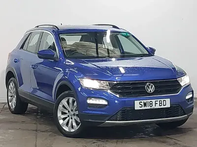 Used VW T-Roc SE 150 HP (110 kW) 2018 Blue SUV