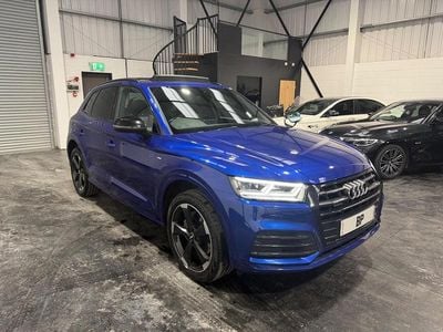 Used Audi Q5 Black Edition 190 HP (139 kW) 2020 Blue SUV