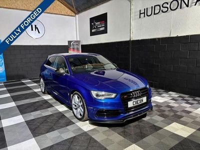 Begagnad Audi S3 Sportback Design 420 HK (308 kW) 2015 Blå Halvkombi