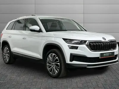Used Skoda Kodiaq SE L Executive 187 HP (137 kW) 2023 Moon white metallic SUV