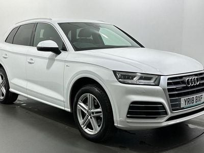 White Used 2018 Audi Q5 S-Line SUV | £18,467 (Fair price)