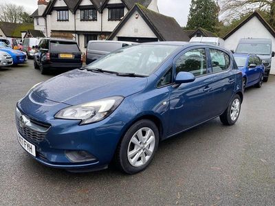 Used Vauxhall Corsa Design Edition 75 HP (55 kW) 2017 Blue Hatchback