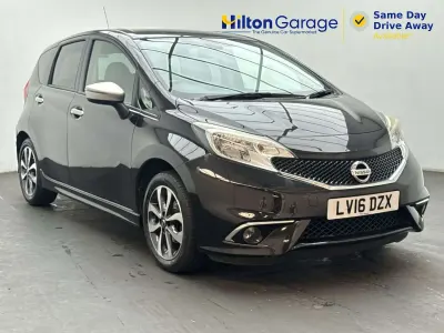 Used Nissan Note N-TEC 80 HP (58 kW) 2016 Black Hatchback