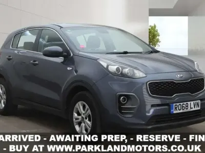 Used Kia Sportage 115 HP (84 kW) 2018 Blue SUV