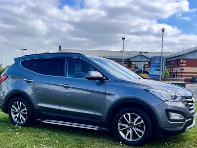 Begagnad Hyundai Santa Fe Premium 2014 Silver SUV