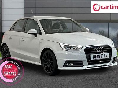 Used Audi A1 Sportback S-Line 125 HP (91 kW) 2018 White Hatchback