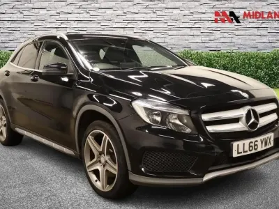 Used Mercedes GLA220 AMG line 177 HP (130 kW) 2016 Black SUV