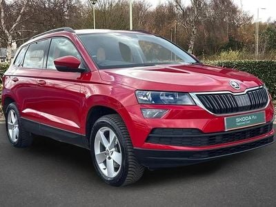 Used Skoda Karoq SE 150 HP (110 kW) 2019 Red SUV