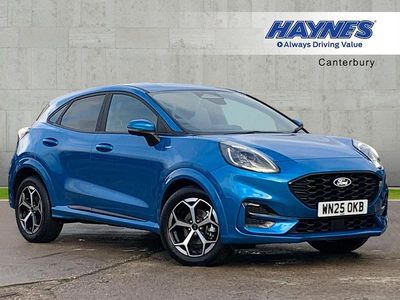 Blue Used 2025 Ford Puma ST-Line Hatchback | £20,500 (Fair price)