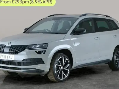 Used Skoda Karoq SportLine 150 HP (110 kW) 2021 Grey SUV