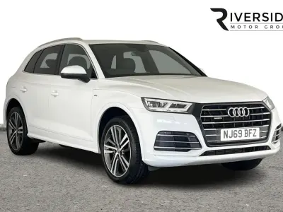 Used Audi Q5 Competition 367 HP (269 kW) 2019 Glacier white SUV