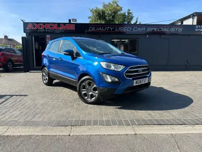 Used Ford Ecosport Zetec 125 HP (91 kW) 2018 Blue SUV