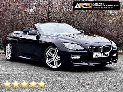 Used BMW 640 Cabriolet M Sport 2012 Black Cabriolet