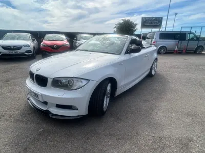 Used BMW 120 Cabriolet M Sport 2010 White Cabriolet