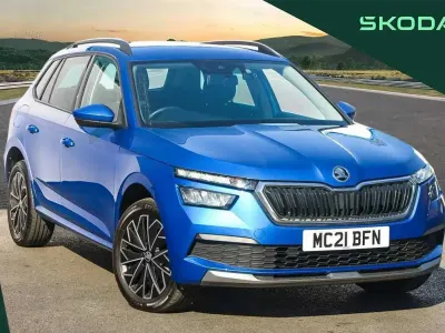 Used Skoda Kamiq SE Drive 108 HP (79 kW) 2021 Blue SUV