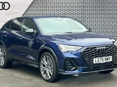 Used Audi Q3 Black Edition 150 HP (110 kW) 2025 Blue SUV
