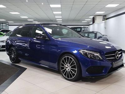 Used Mercedes C250 AMG line 2016 Blue Estate