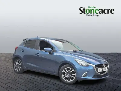Używany Mazda 2 Inclusive 90 KM (66 kW) 2018 Niebieski Hatchback