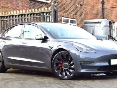 Grey Used 2021 Tesla Model 3 Performance Sedan | £15,650 (Fair price)